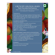Crunchy Granola Bars - Dark Chocolate & Espresso (Single)