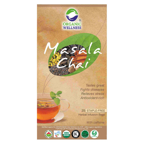 Organic Wellness Masala Chai (25 Tea Bags)