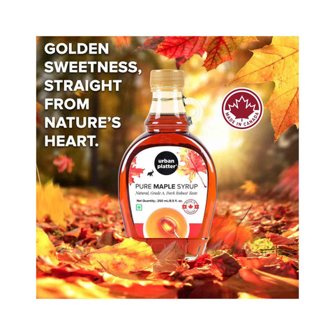 Urban Platter Pure Canadian Maple Syrup, 250ml