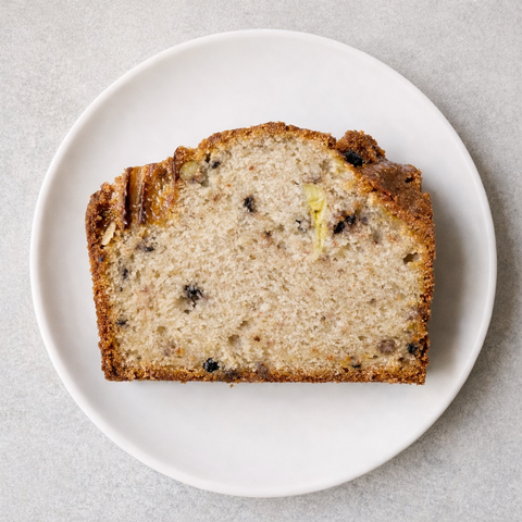 Caramelised Banana Cake Slice