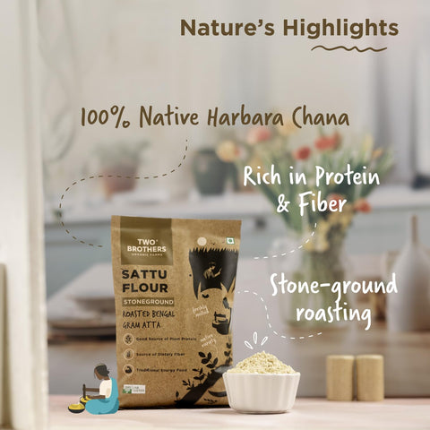 Sattu Atta 1 kg | Made Using Bengal Gram