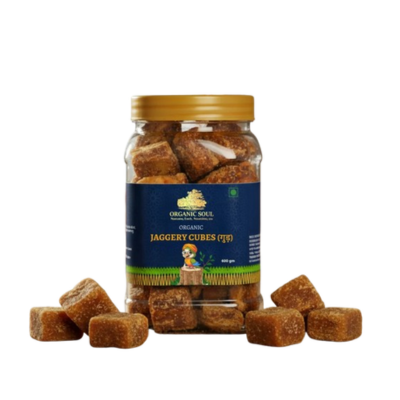 Organic Soul Organic Jaggery Cubes | 600 g
