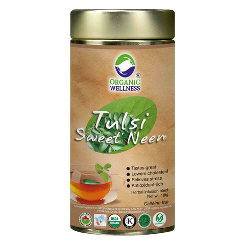 Organic Wellness Tulsi Sweet Neem (Tin) 100 grams