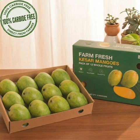 Dussehri Mango Carbide free 12 Pc