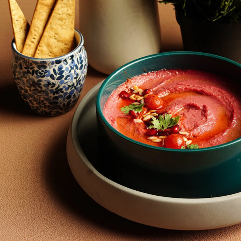 Beetroot Ricotta Hummus