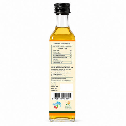Orasure Organics Groundnut Oil