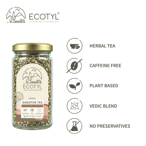 Ecotyl Digestive Tea | Gut Health | Herbal Tea  | 60g