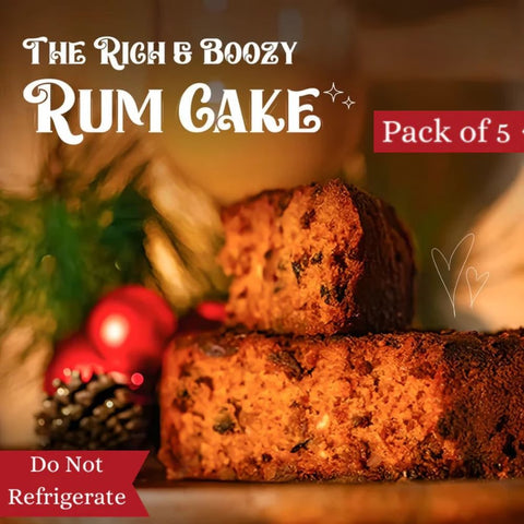 Valentine Special Rum Cake ( Pack of 5)