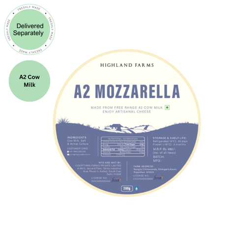 A2 Mozzarella Cheese (Delivered Separately Next Day)