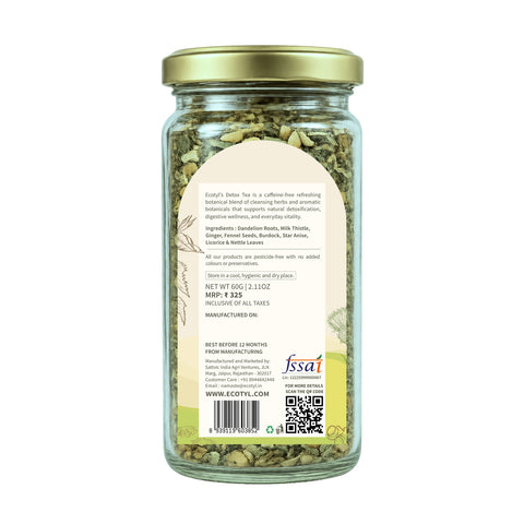 Ecotyl Detox Tea | Cleansing | Herbal Tea | 60g