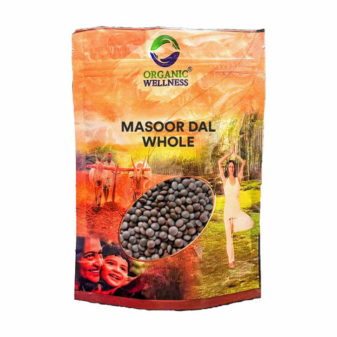 Organic Wellness Masoor Whole 450 grams