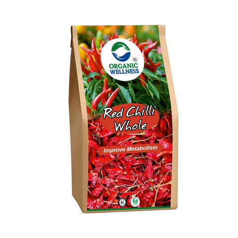 Organic Wellness Red Chilli Whole 100 grams