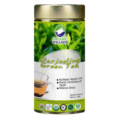 Organic Wellness Darjeeling Green Tea (Tin) 100 gm
