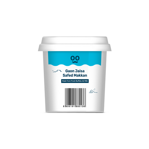 Fresh White Butter (Safed Makkhan) (Delivered Separately Next Day)