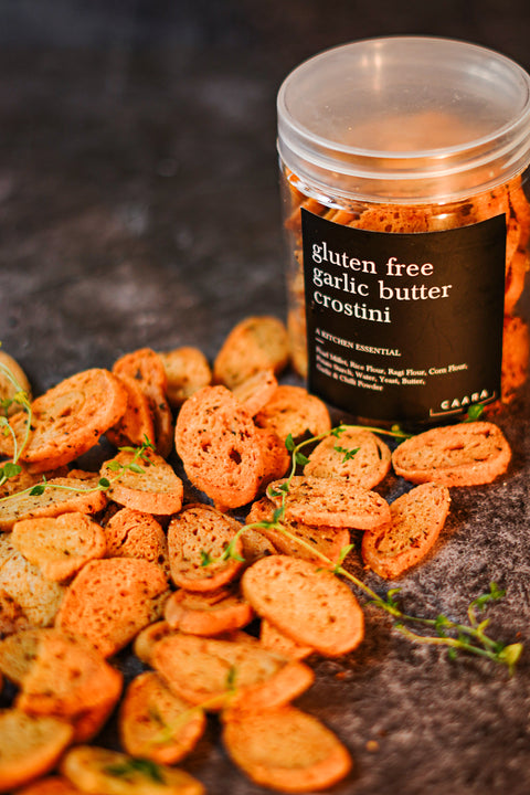 Gluten Free Garlic & butter Crostini