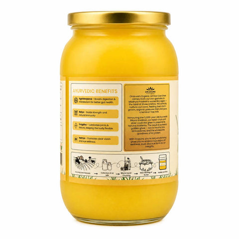 Orasure Organics A2 Desi Cow Ghee 1L
