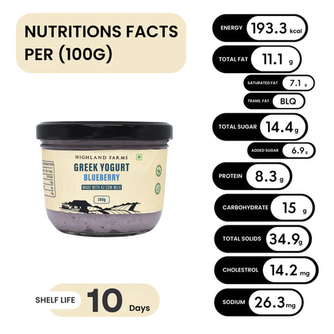 Greek Yogurt (A2 Cow Milk) (Delivered Separately Next Day)