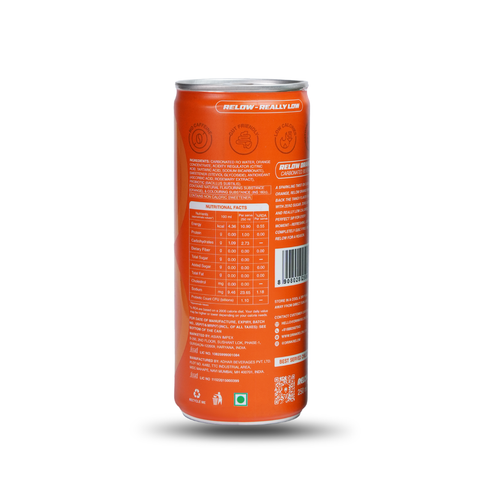 Relow Orange Sparkling Probiotic Soda