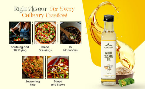 Orasure Organics White Sesame Oil