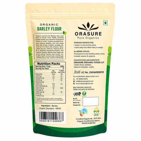 Orasure Organics Barley Flour