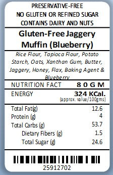 Gluten Free Blueberry Muffin