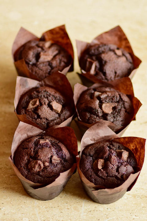Gluten-Free Ragi Banana Chocolate Walnut Muffin