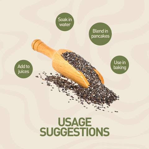 Nourish Organics Organic Chia Seeds 500grams