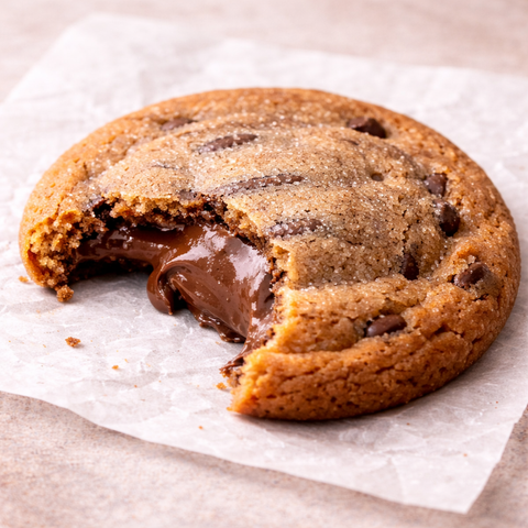Nutella Filled Chewy Cookie