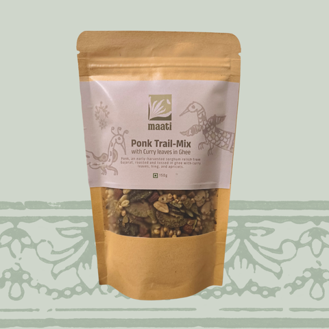 Ponk Trail-Mix with Curry Leaves in Ghee