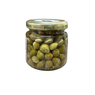 Ponti Capers in Wine Vinegar 95g