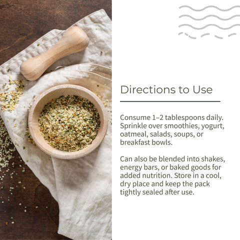 Ecotyl Hemp Hearts | Rich in Omega-3 & Protein | 175g