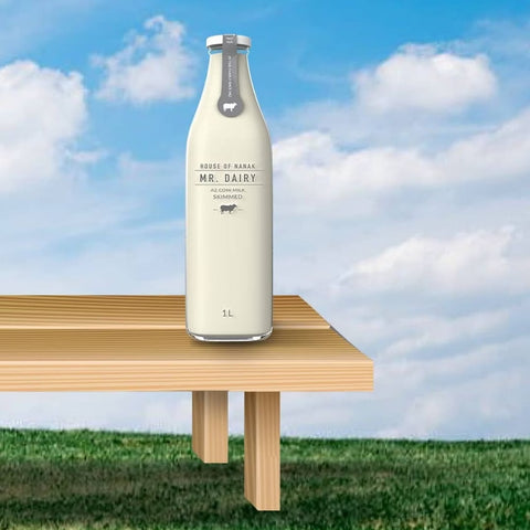 A2 Skimmed Milk 1L/Daily (Order by 10 Pm) (Delivered Separately Next Day)