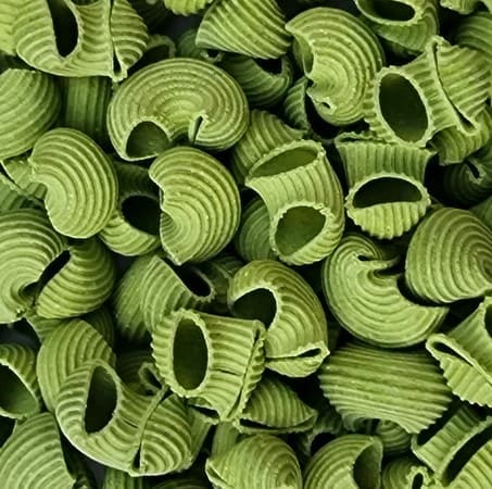 Little Maccheroni 'The Trumpet' | Spinach & Semolina Pasta