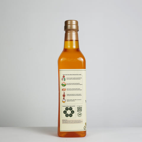 Wood Pressed Yellow Mustard Oil - 1 Liter