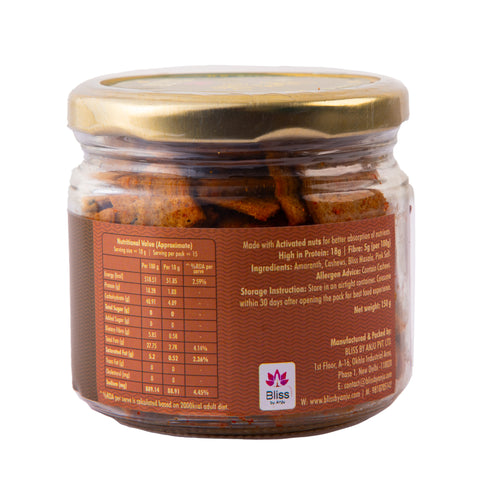 Bliss by Anju Amaranth Protein Peri Peri Bites 150 grams
