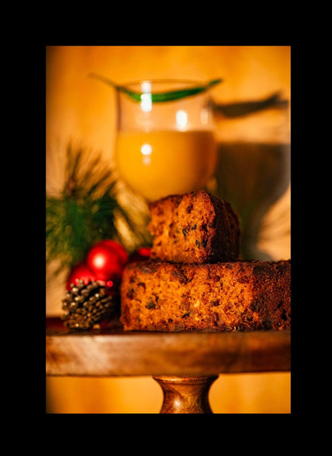 Christmas Rum Cake and Mulled Ginger Ale