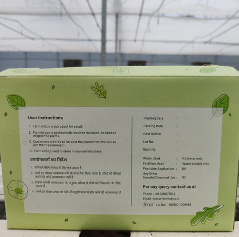 Hydroponic Farm In Box (Baby Lettuce Mix)