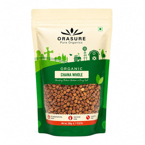 Orasure Organics Kala Chana Whole