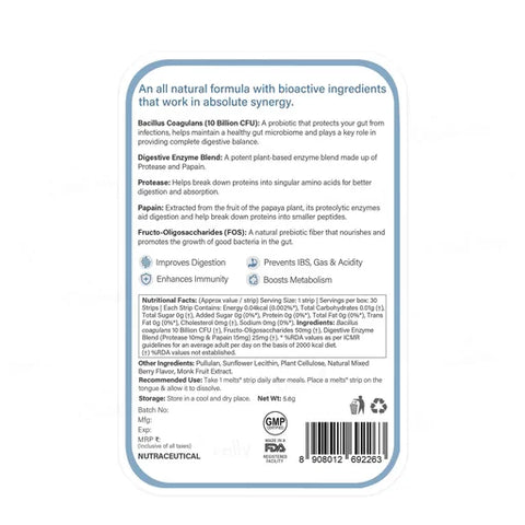Wellbeing Nutrition Healthy Gut 5.6g