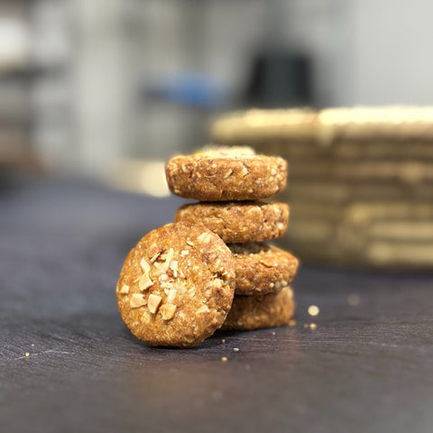 Gluten free Amaranth, Oats, and Roasted Almond Cookies