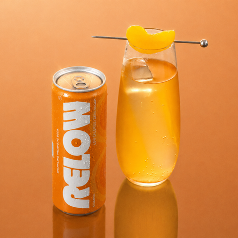 Relow Orange Sparkling Probiotic Soda