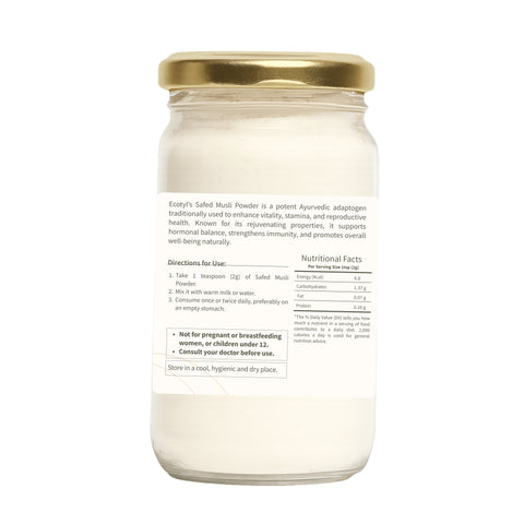 Ecotyl Safed Musli Powder | Boosts Stamina & Immunity | Ayurvedi200g