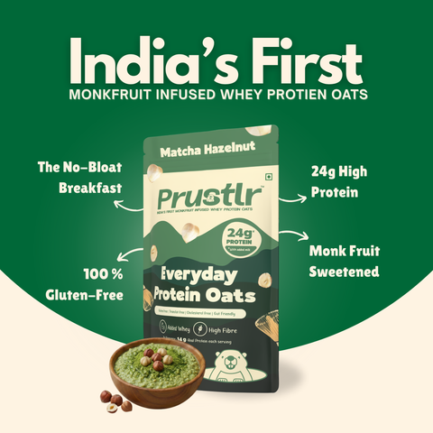 Everyday Protein Oats | Matcha Hazelnut | Pack of 1