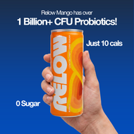 Relow Mango Sparkling Probiotic Soda