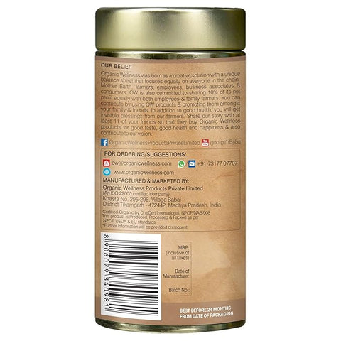 Organic Wellness Tulsi Ginger (Tin) 100 grams