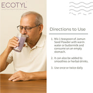Ecotyl Jamun Seed Powder | Blood Sugar Control | Rich in Antioxi200g