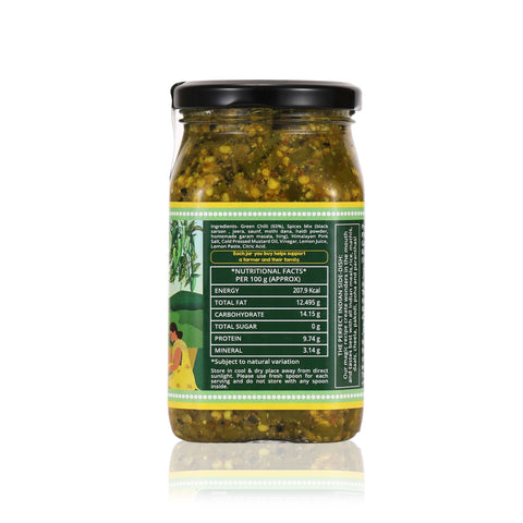 TheLittleFarmCo Green Chilli Pickle