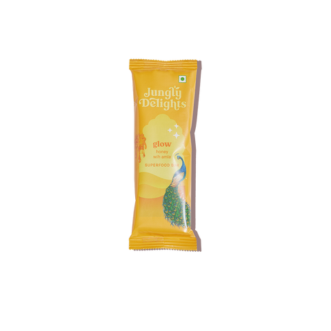 Jungly Delights Glow honey with amla  single bar 38g