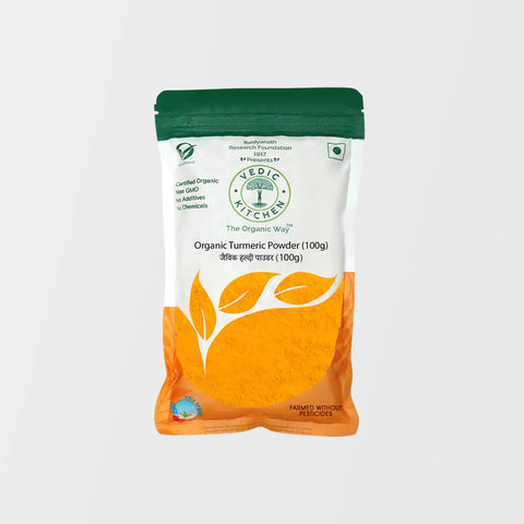 Vedic Kitchen Organic Turmeric Powder (Certified Organic) 100 grams