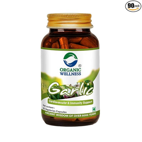 Organic Wellness Garlic 90 Capsules